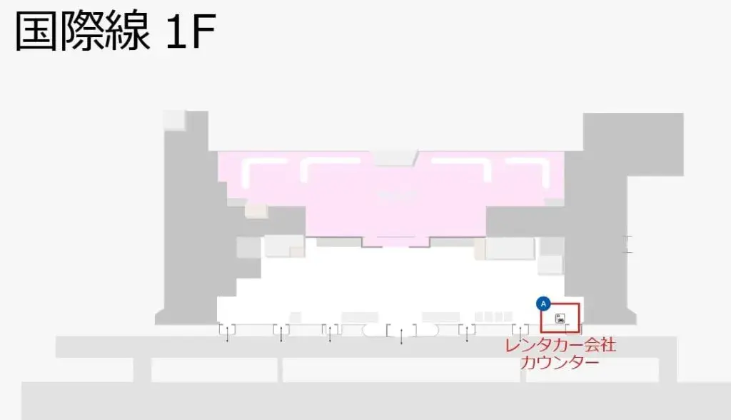 福岡機場租車櫃檯