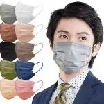 アイリスオーヤマ マスク 不織布 血色マスク カラーマスク ふつうサイズ 60枚入3