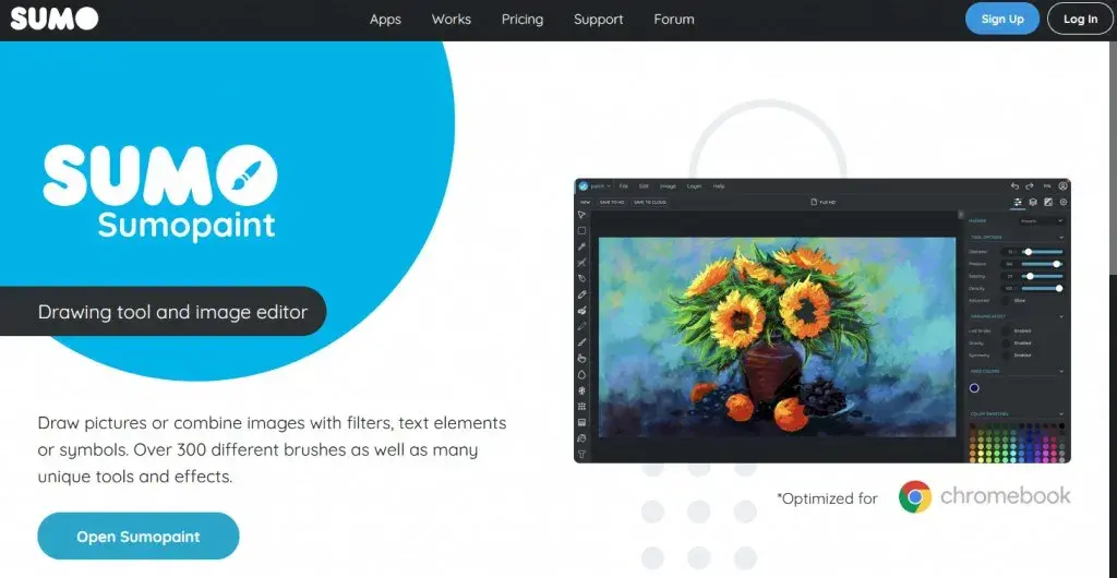 06Sumo - Sumopaint - Drawing tool and image editor